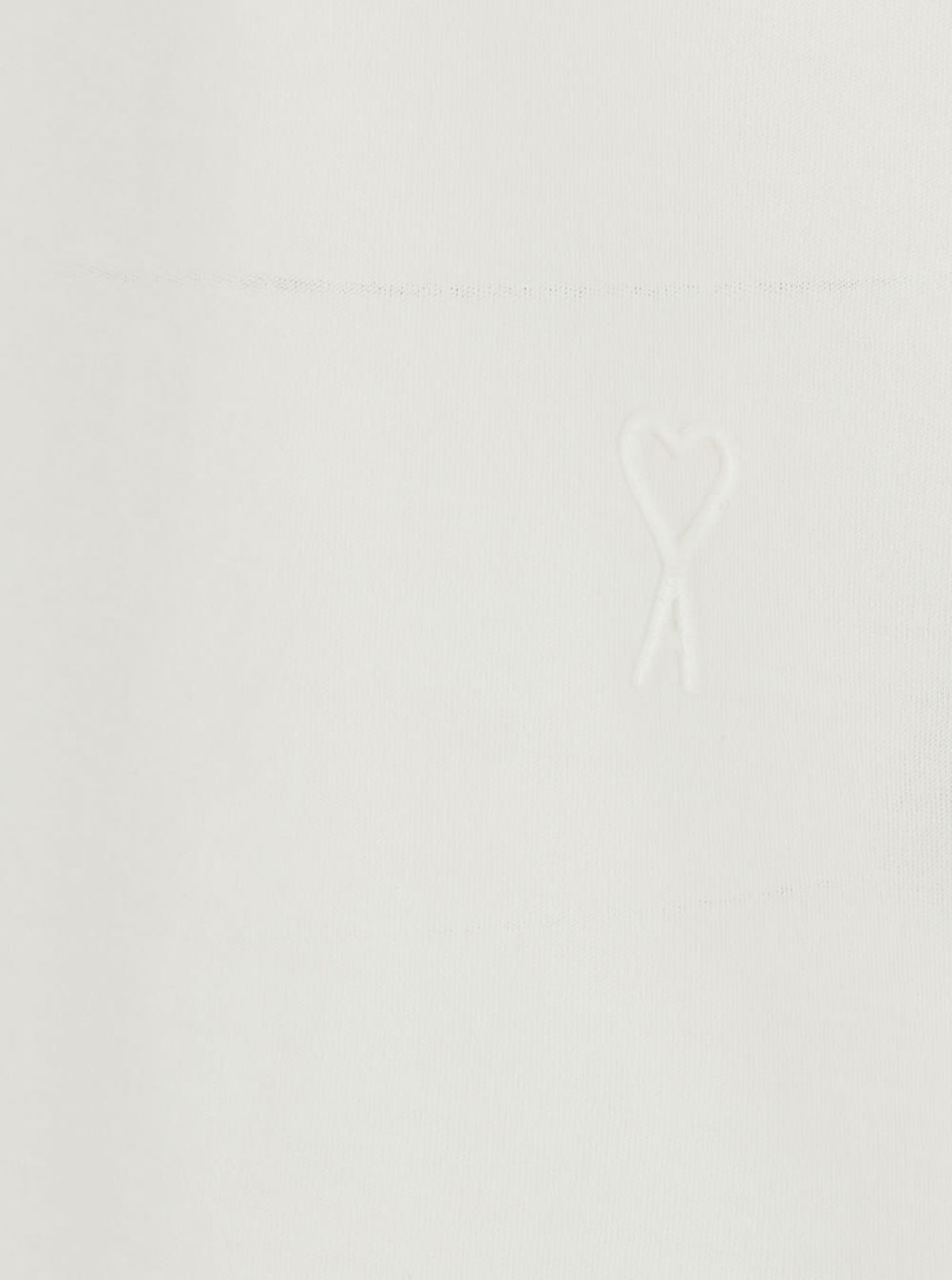 Ami Alexandre Mattiussi Classic Fit Short Sleeve T-Shirt with Ami De Coeur Patch - White - Image 3 of 3