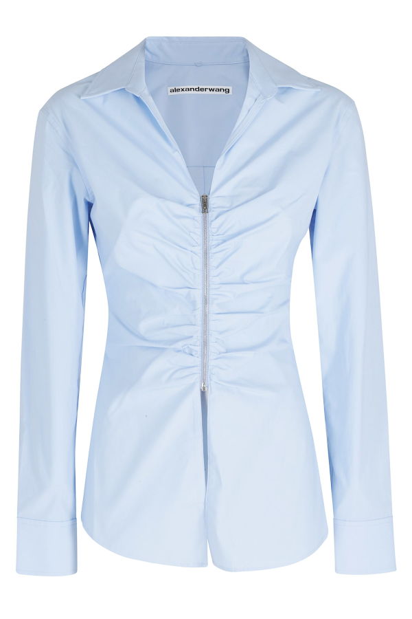 ALEXANDER WANG Zippered Shirt - Blue