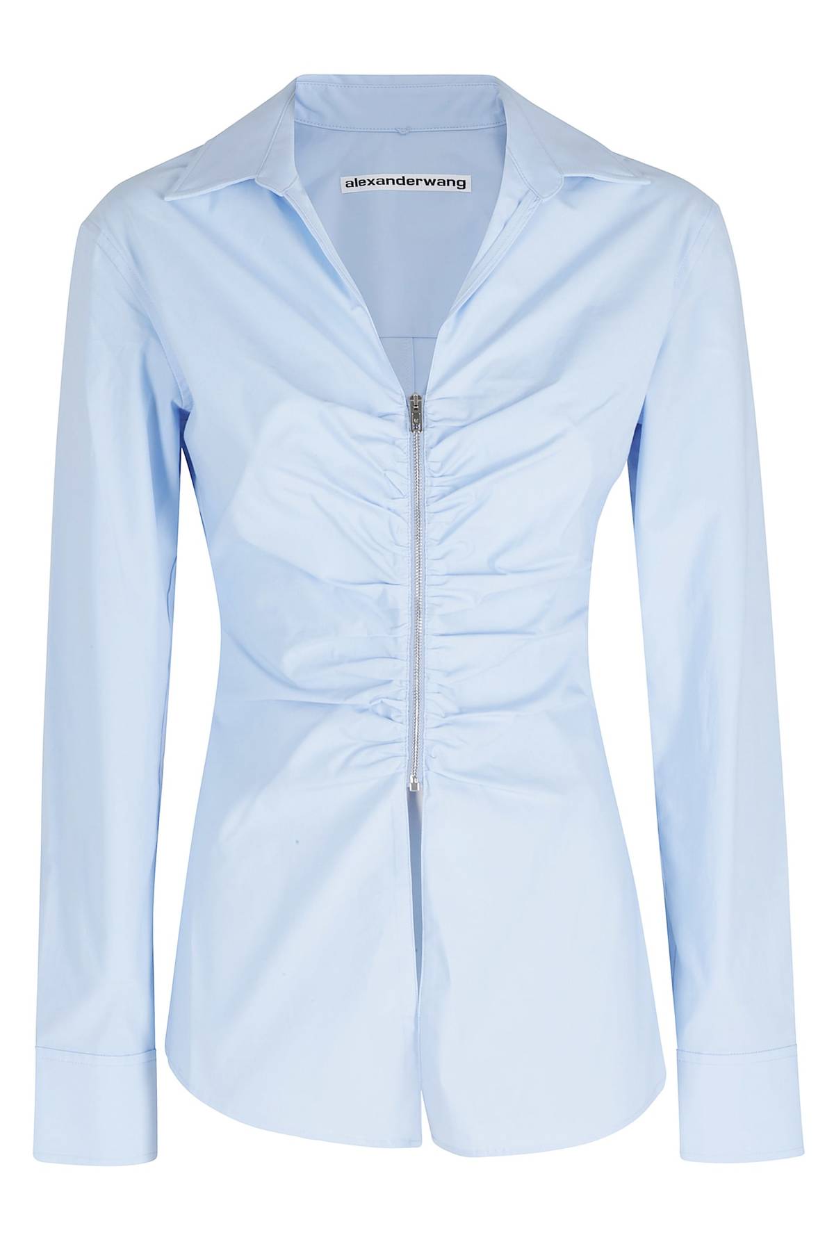 ALEXANDER WANG Zippered Shirt - Blue - Image 1 of 2