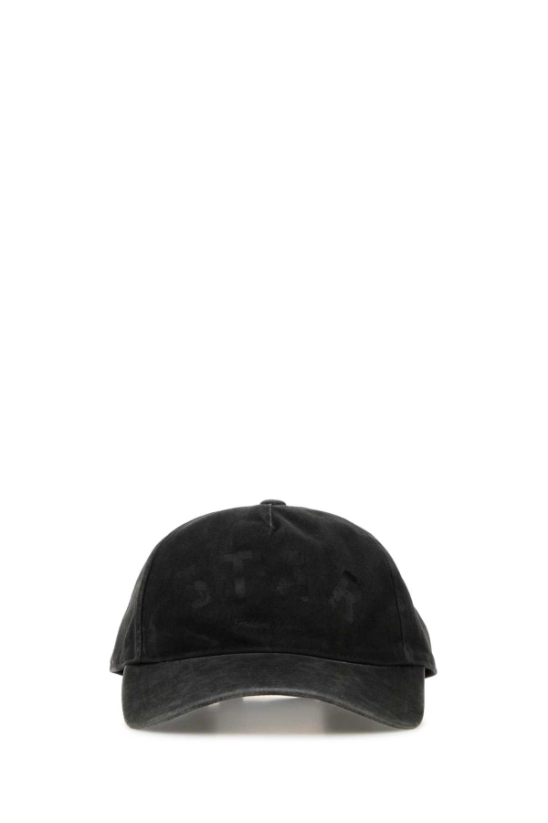 Golden Goose Charcoal Cotton Baseball Cap