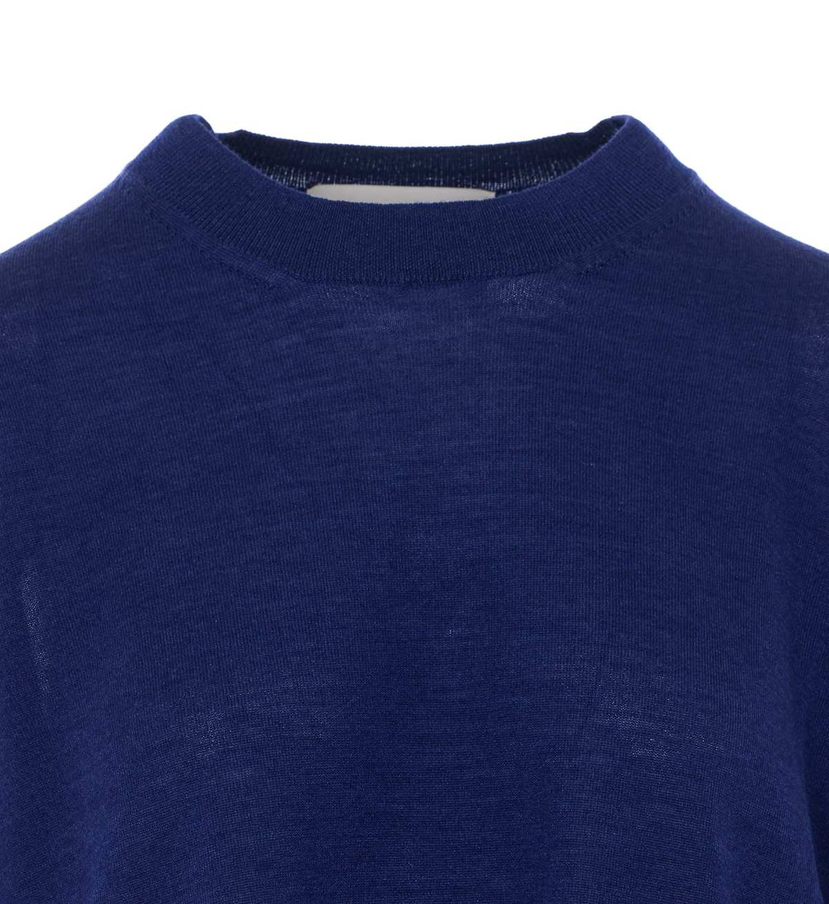 Ami Alexandre Mattiussi Ami De Coeur Sweater - Blue - Image 4 of 4