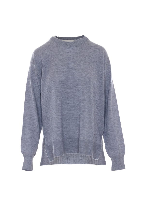 Ami Alexandre Mattiussi Ami De Coeur Sweater - Gray