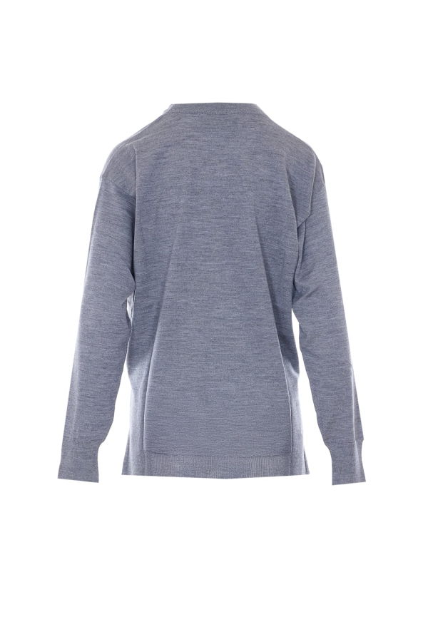 Ami Alexandre Mattiussi Ami De Coeur Sweater - Gray