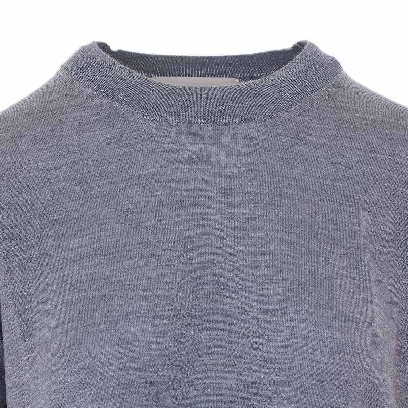 Ami Alexandre Mattiussi Ami De Coeur Sweater - Gray