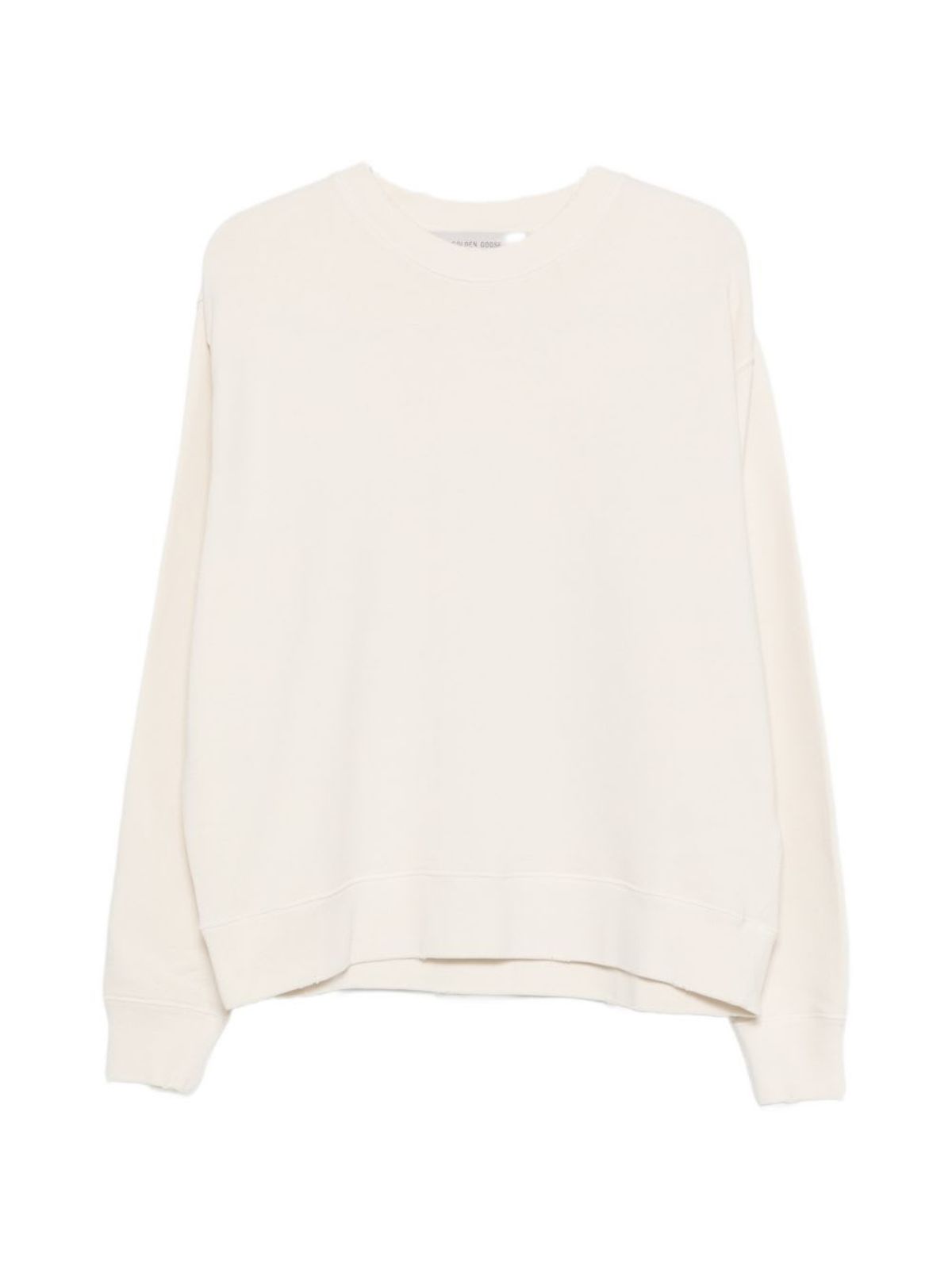 Golden Goose Cotton Crewneck Sweatshirt - White - Image 1 of 5