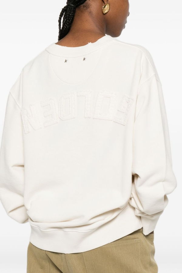 Golden Goose Cotton Crewneck Sweatshirt - White