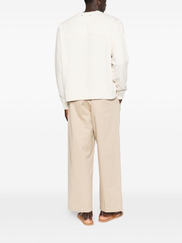 Golden Goose Cotton Crewneck Sweatshirt - White