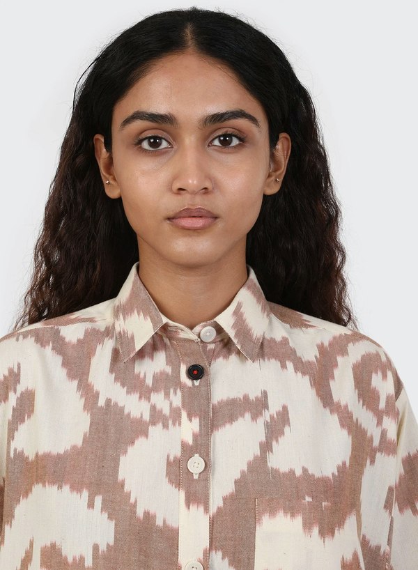 Kardo June Ikat Dress - Brick