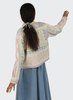 Kardo Craft Embroidered Suzani Rumi Jacket - Natural - Thumbnail 3
