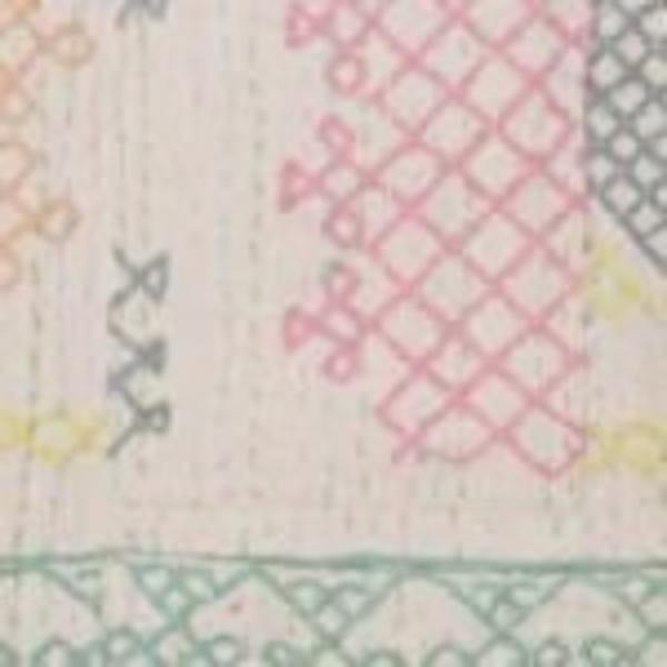 Kardo Craft Embroidered Suzani Rumi Jacket - Natural