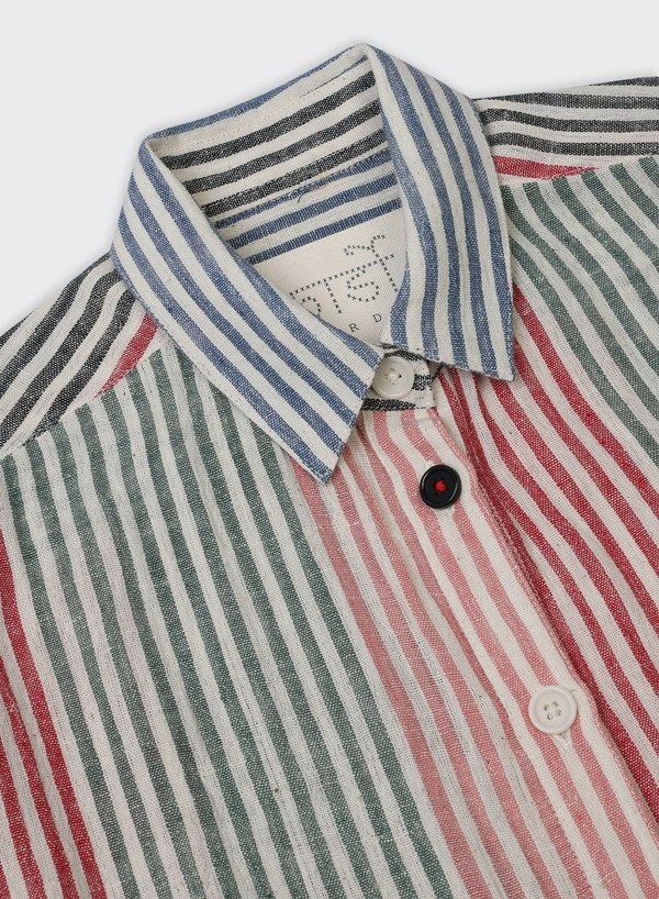 Kardo June Handwoven Stripe Dress - Multi