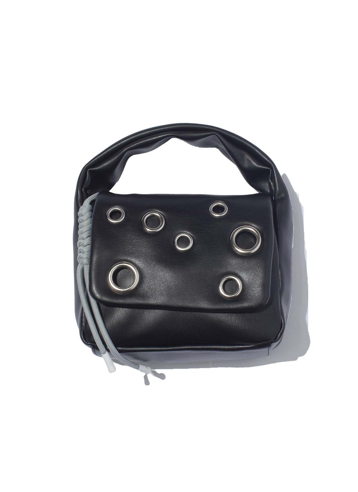 F/CE Tech Leather Eyelet Mini Pouch Bag - Image 1 of 2