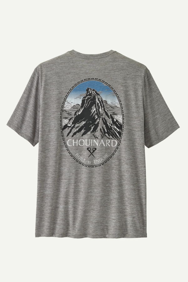Patagonia Capilene Cool Daily Shirt - Chouinard Crest/Feather Grey