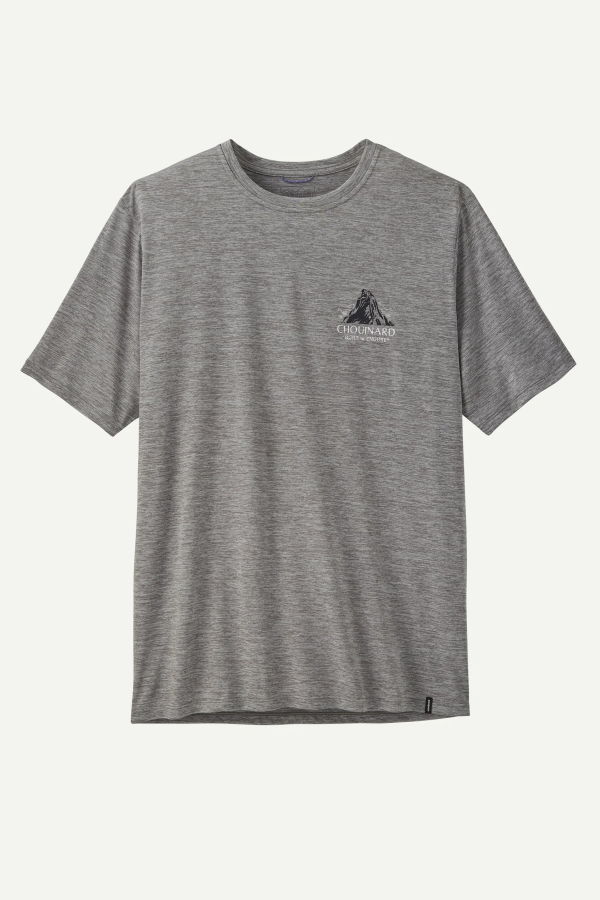 Patagonia Capilene Cool Daily Shirt - Chouinard Crest/Feather Grey