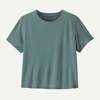 Patagonia Capilene Cool Trail Cropped Shirt - Blue Sage - Thumbnail 1