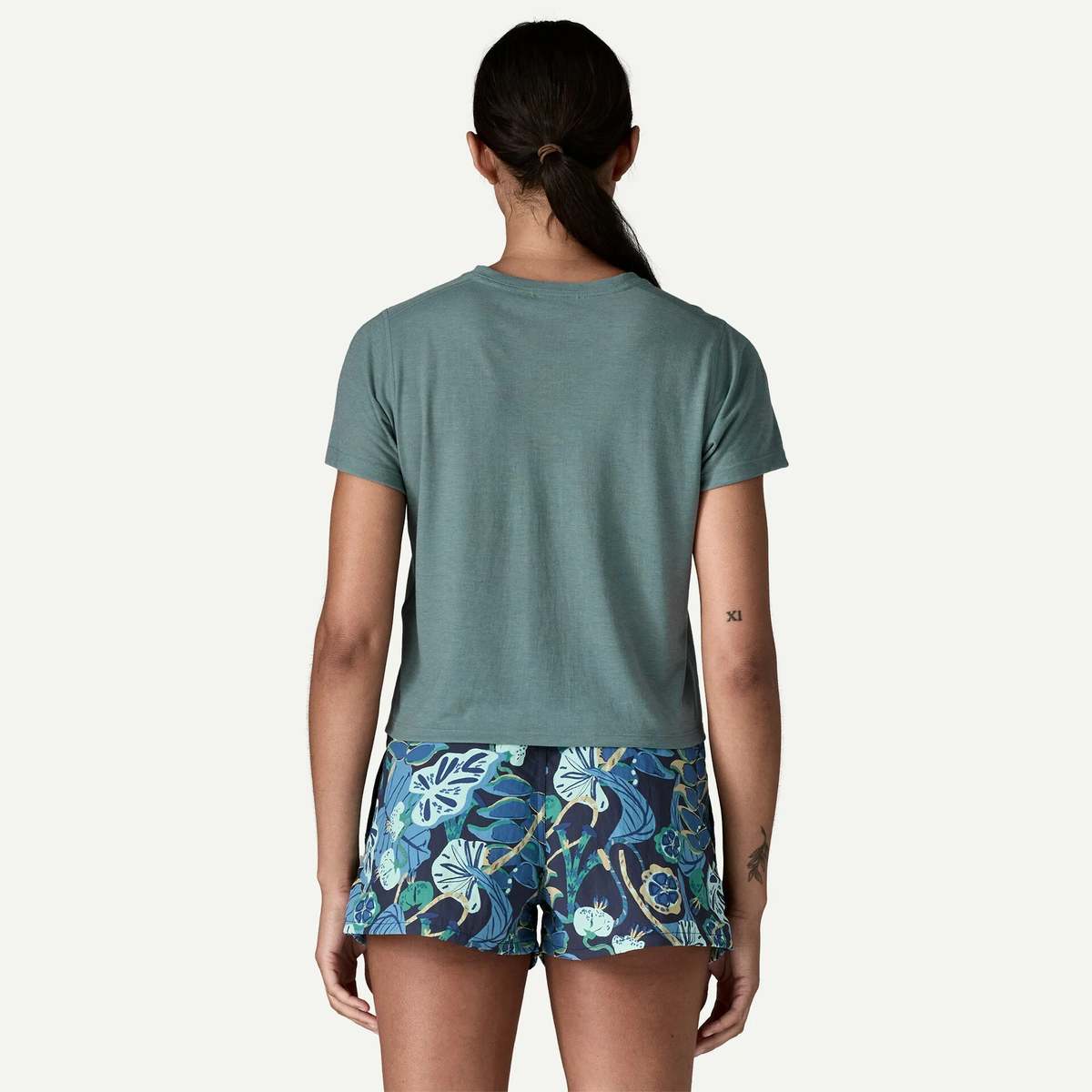Patagonia Capilene Cool Trail Cropped Shirt - Blue Sage - Image 3 of 6