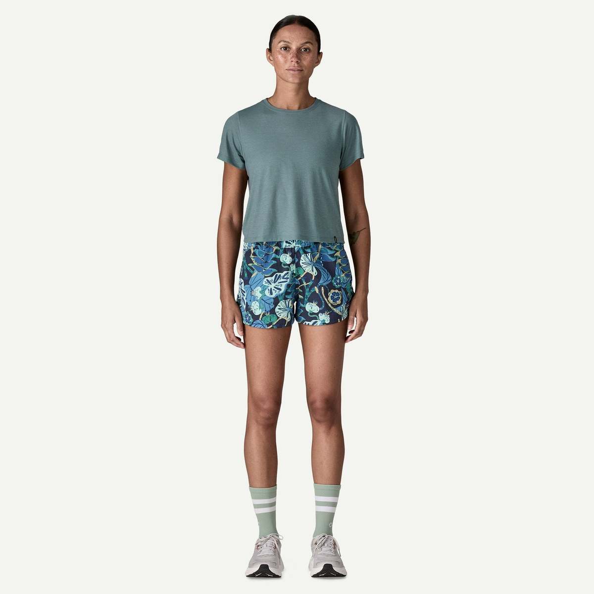 Patagonia Capilene Cool Trail Cropped Shirt - Blue Sage - Image 4 of 6