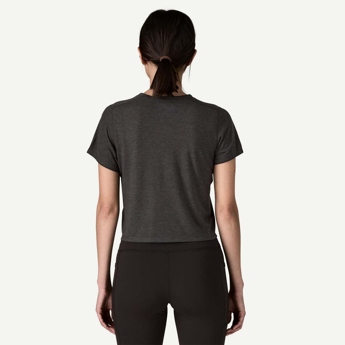 Patagonia Capilene Cool Trail Cropped Shirt - Ink Black - Image 3 of 3
