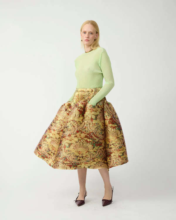 Julia Heuer Kenza Handpleated Skirt Julia Heuer Kenza Handpleated Skirt