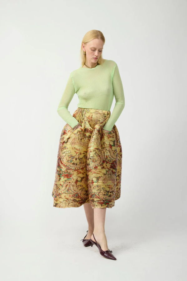 Julia Heuer Kenza Handpleated Skirt