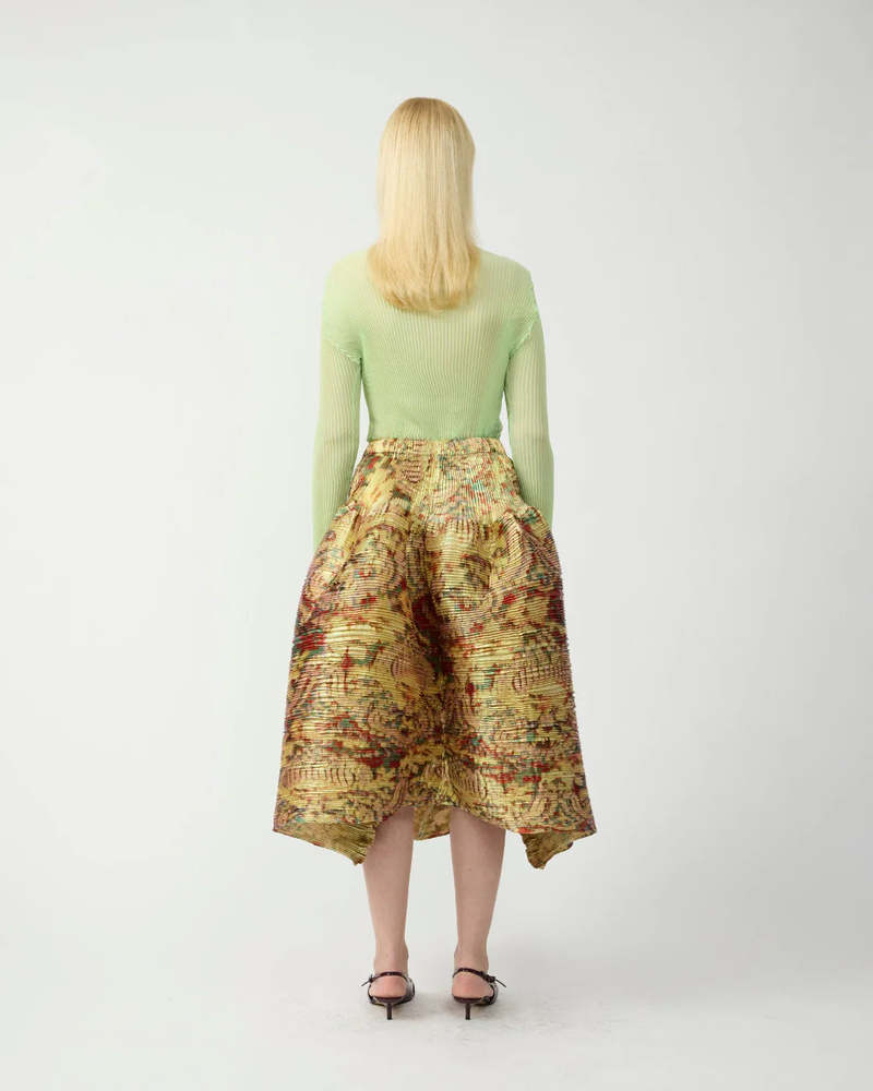 Julia Heuer Kenza Handpleated Skirt