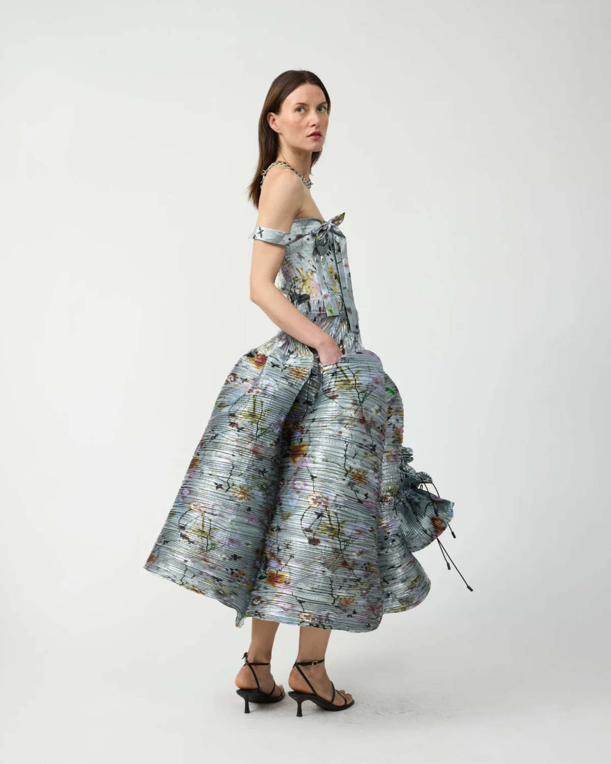 Julia Heuer Kenza Handpleated Skirt - Image 2 of 7