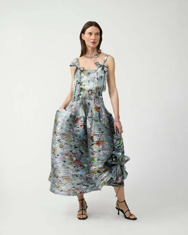 Julia Heuer Kenza Handpleated Skirt