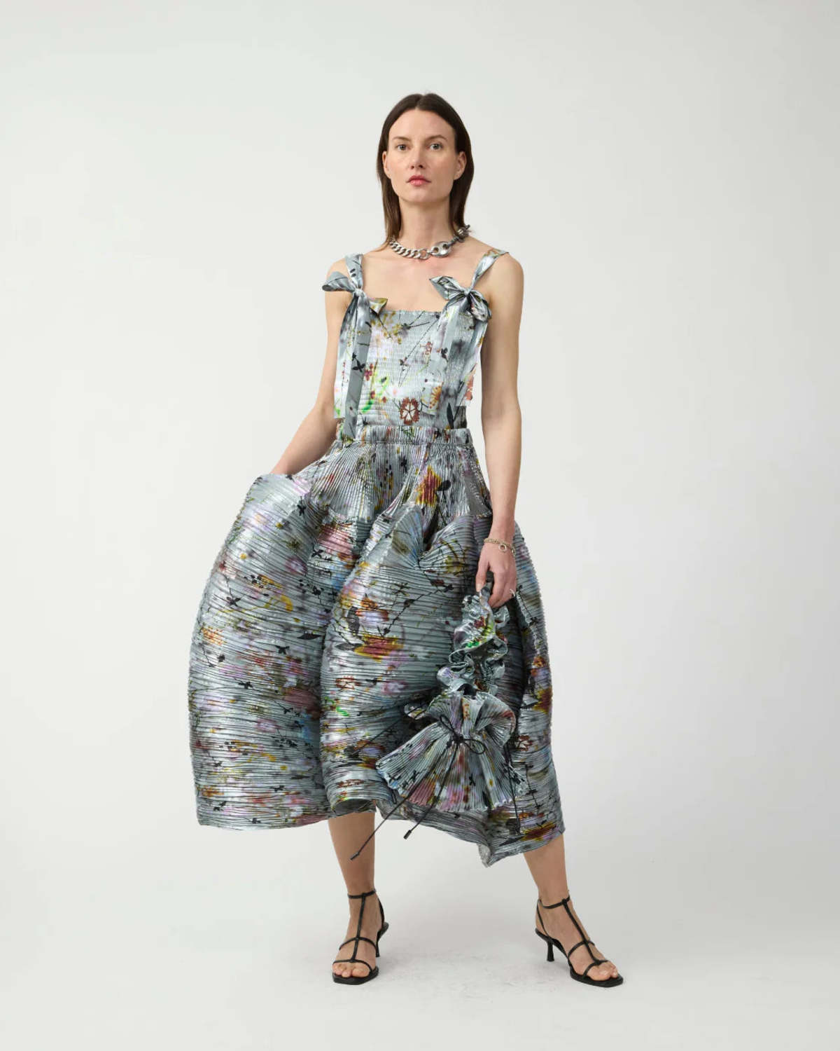 Julia Heuer Kenza Handpleated Skirt - Image 4 of 7