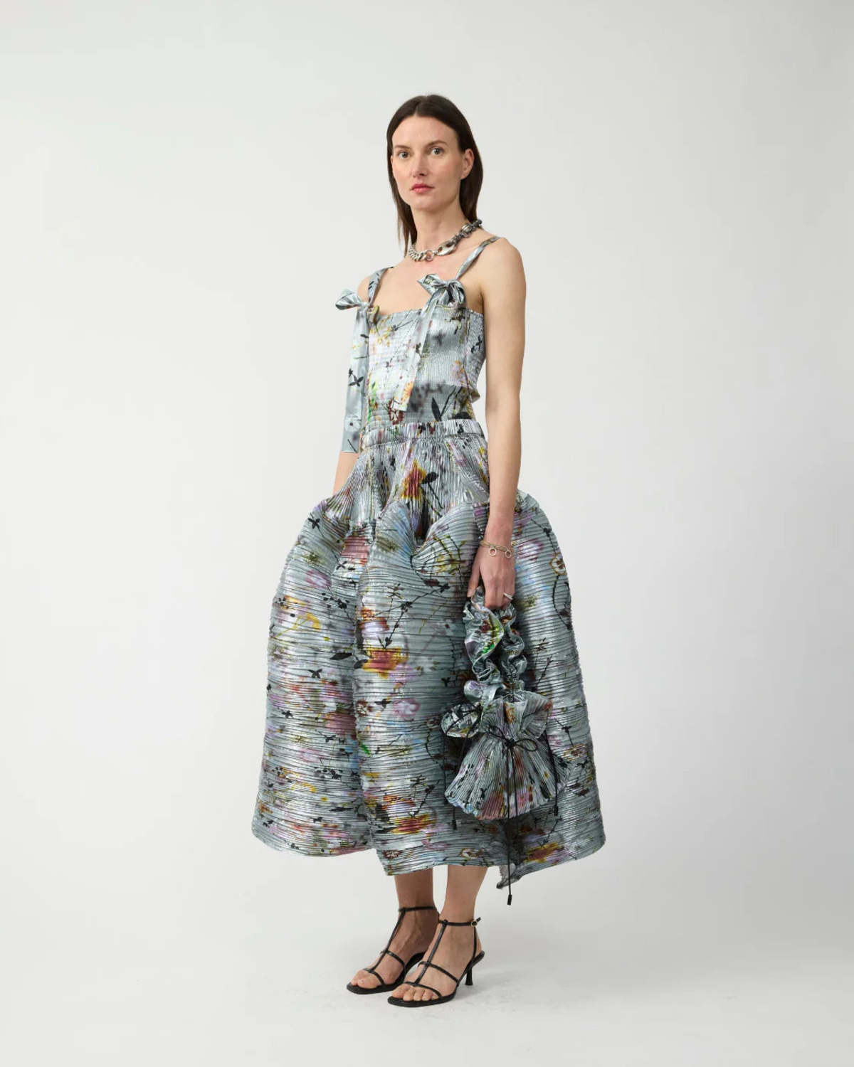 Julia Heuer Kenza Handpleated Skirt - Image 5 of 7