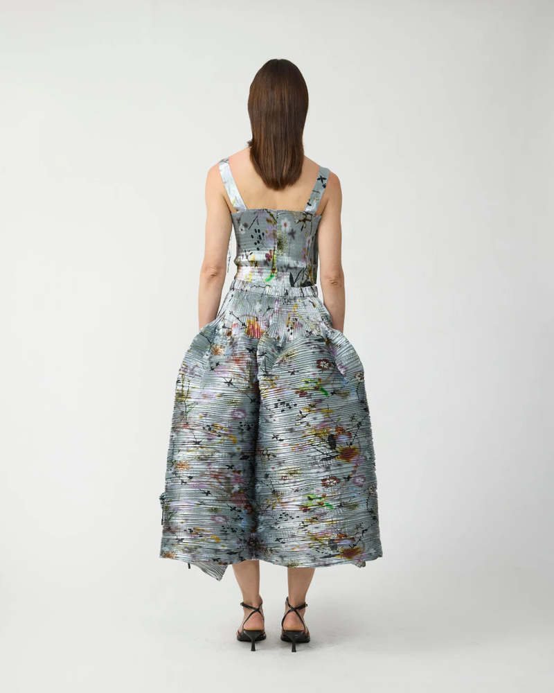 Julia Heuer Kenza Handpleated Skirt