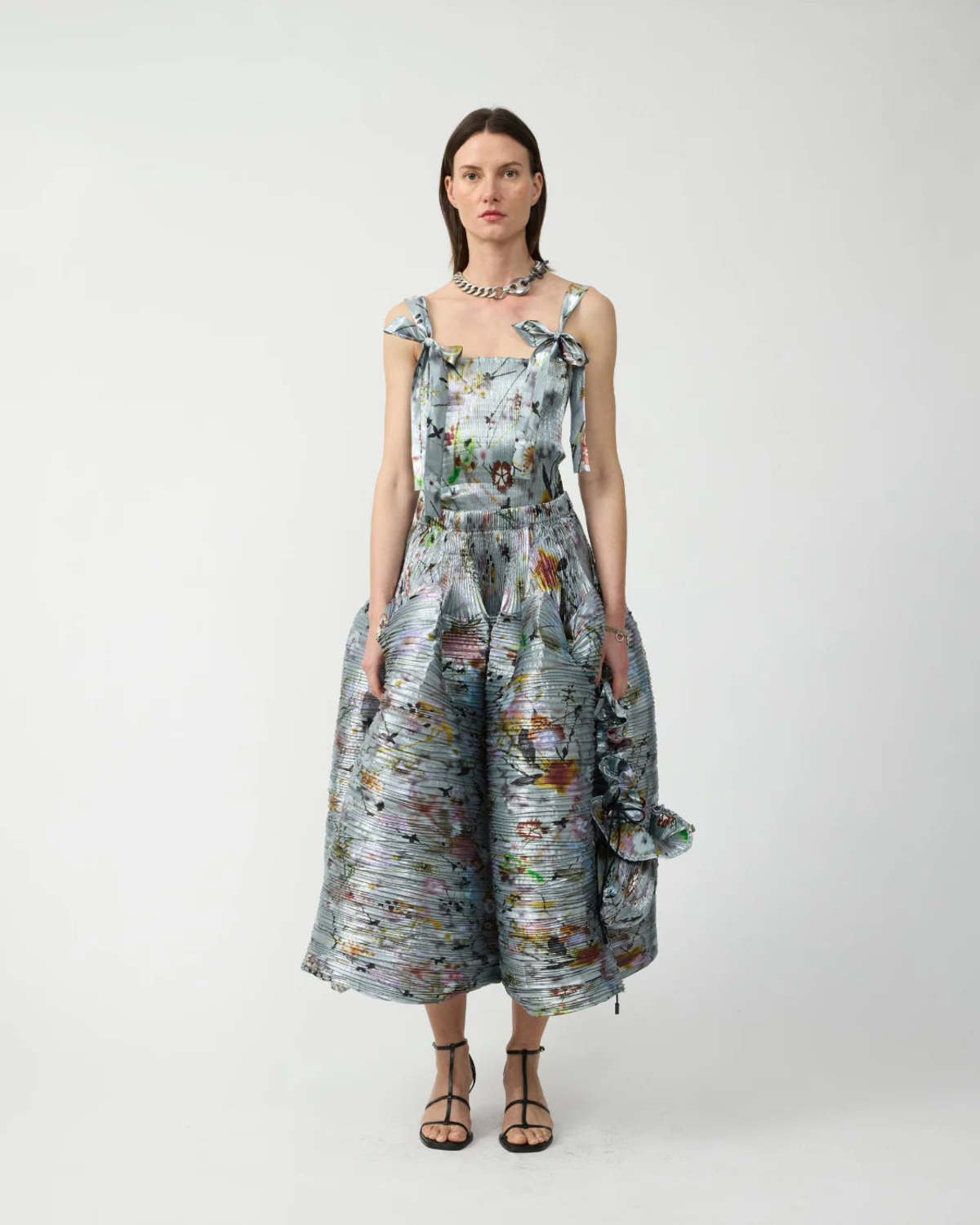 Julia Heuer Kenza Handpleated Skirt - Image 7 of 7