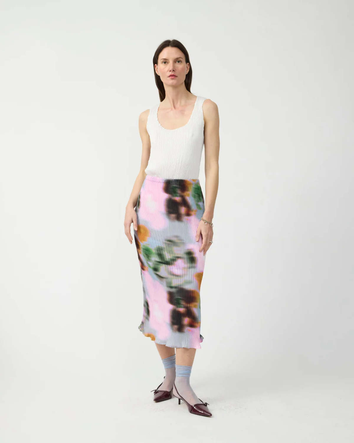 Julia Heuer Milla Pleated Skirt - Image 1 of 6