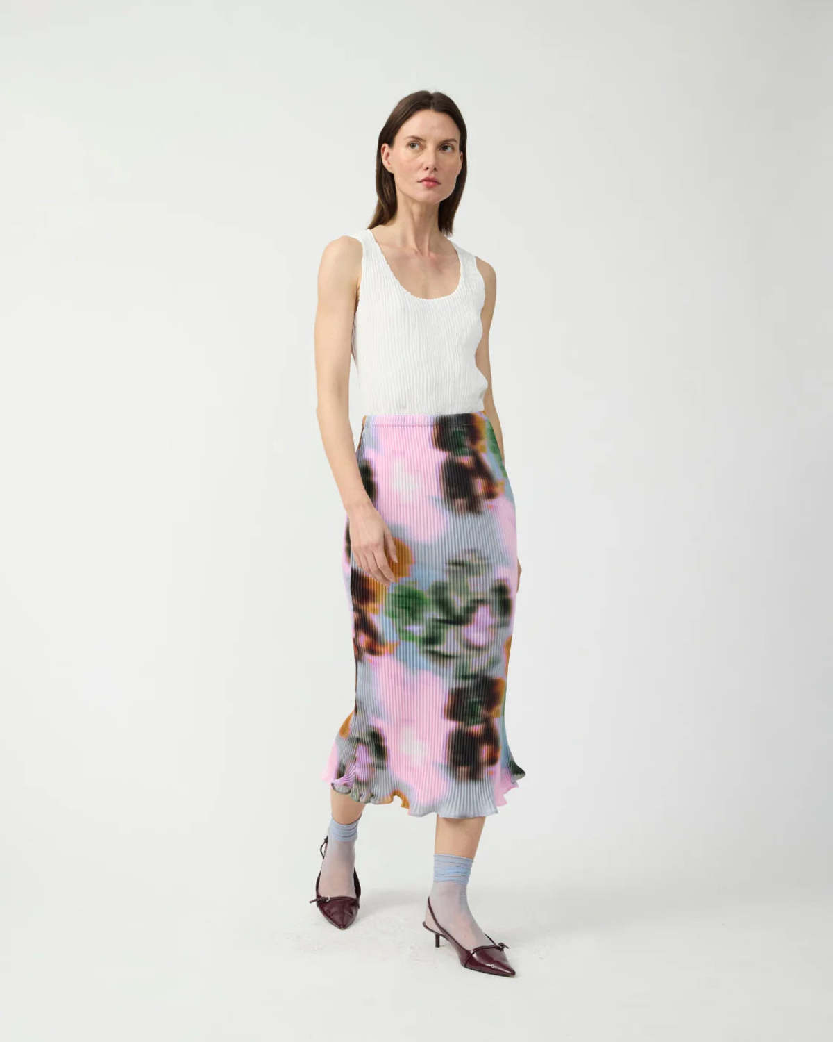 Julia Heuer Milla Pleated Skirt - Image 2 of 6