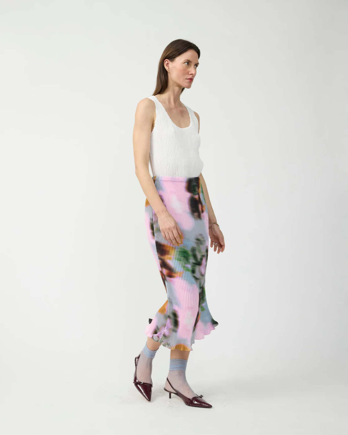 Julia Heuer Milla Pleated Skirt - Image 3 of 6