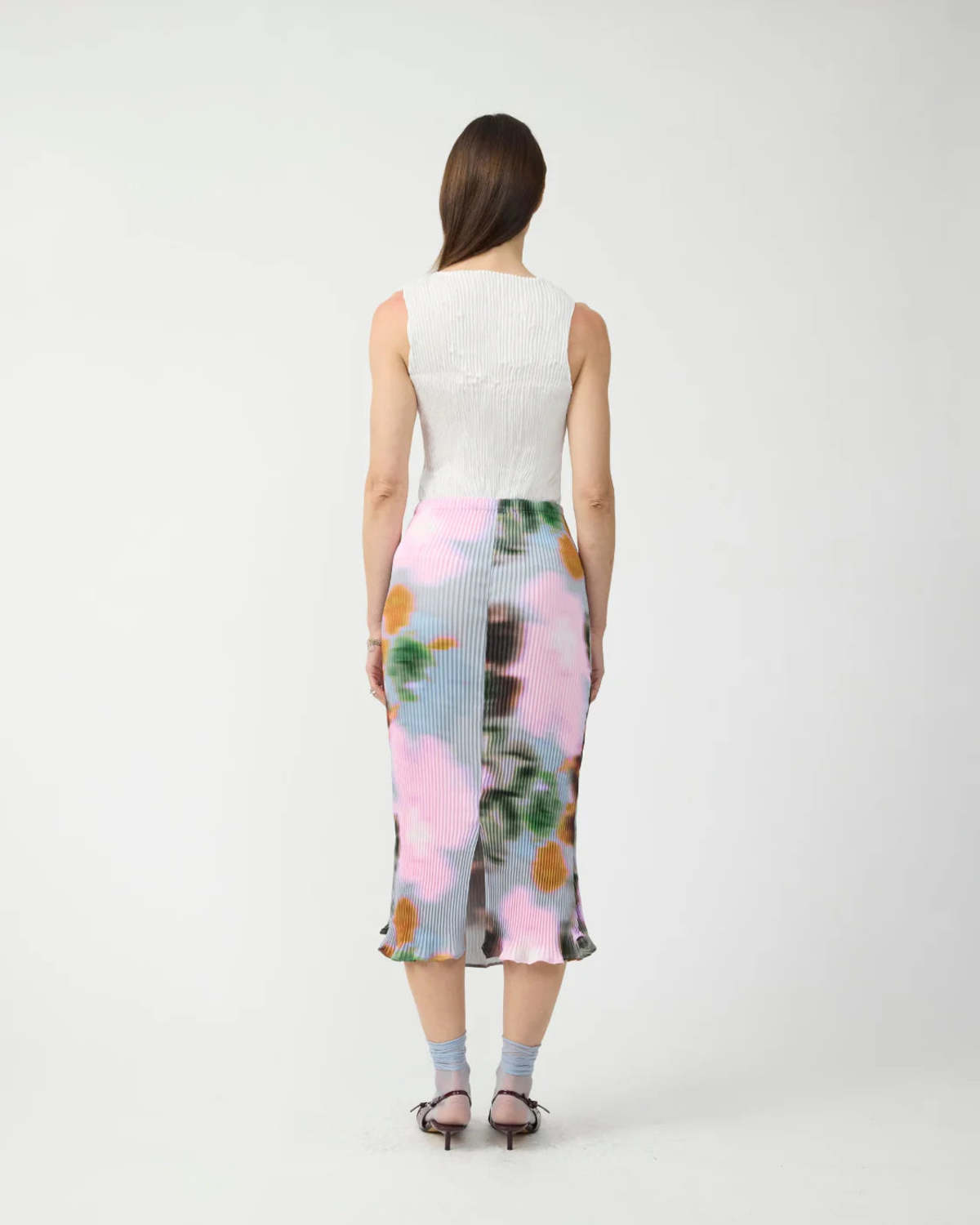 Julia Heuer Milla Pleated Skirt - Image 4 of 6