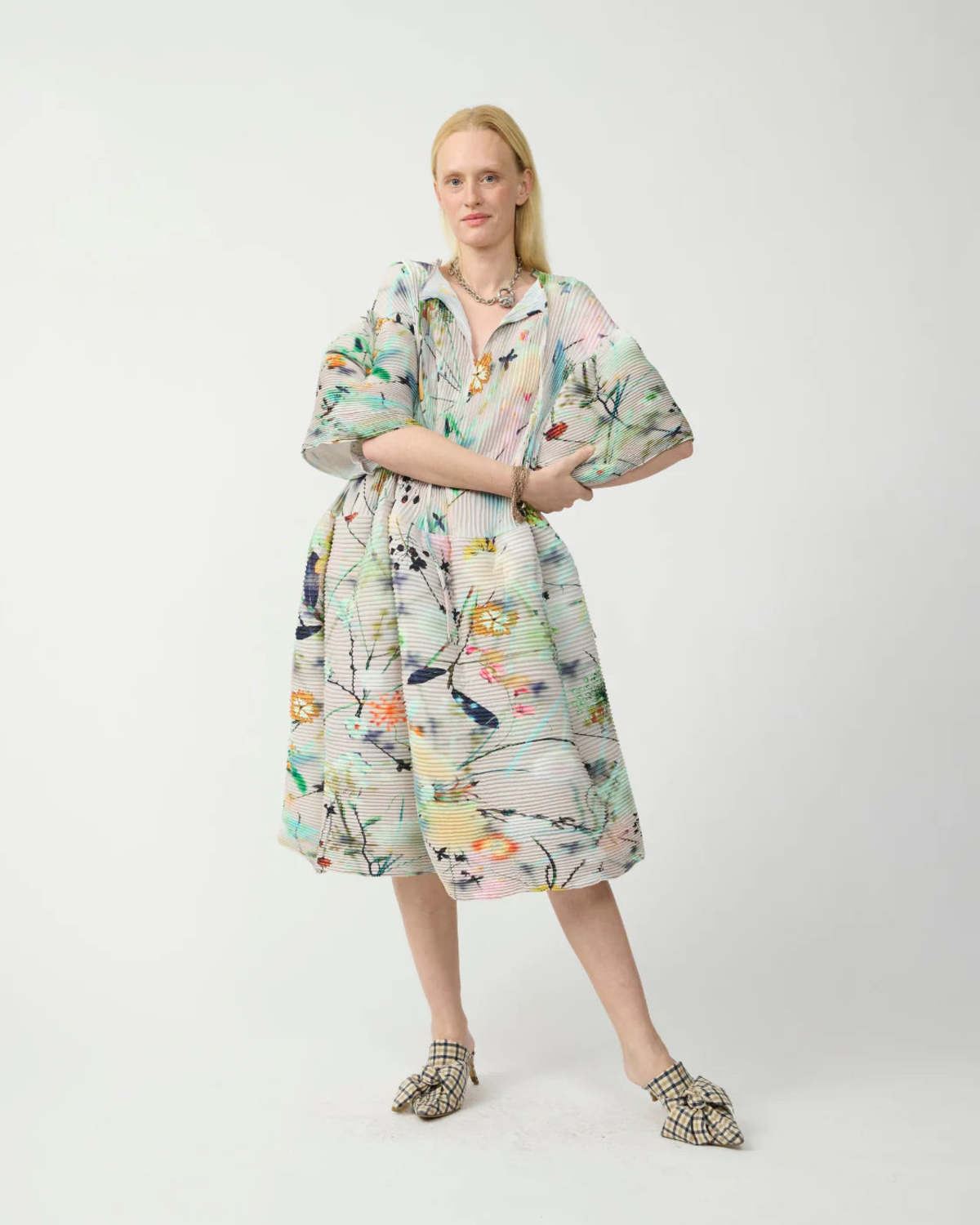 Julia Heuer Thekla Handpleated Dress - Image 2 of 7