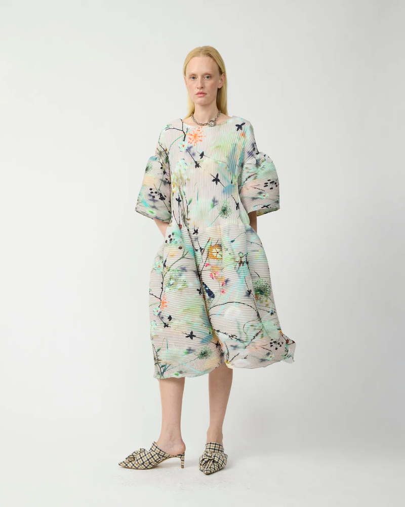 Julia Heuer Thekla Handpleated Dress