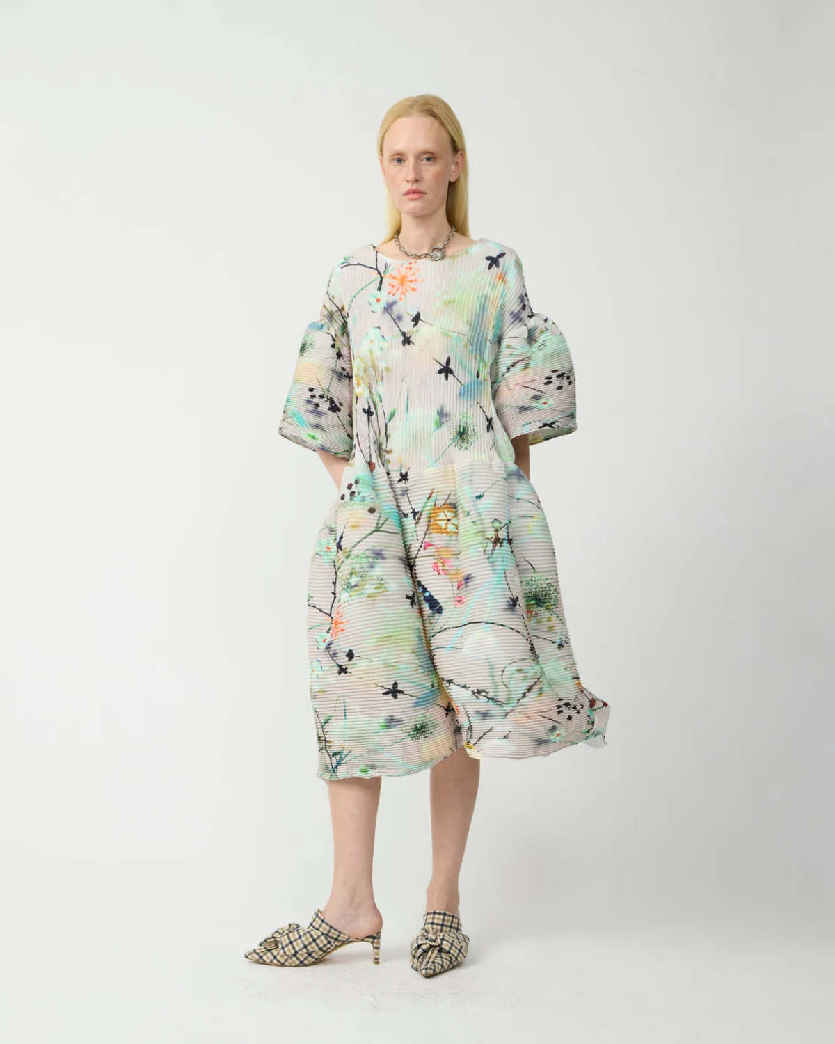 Julia Heuer Thekla Handpleated Dress - Image 3 of 7