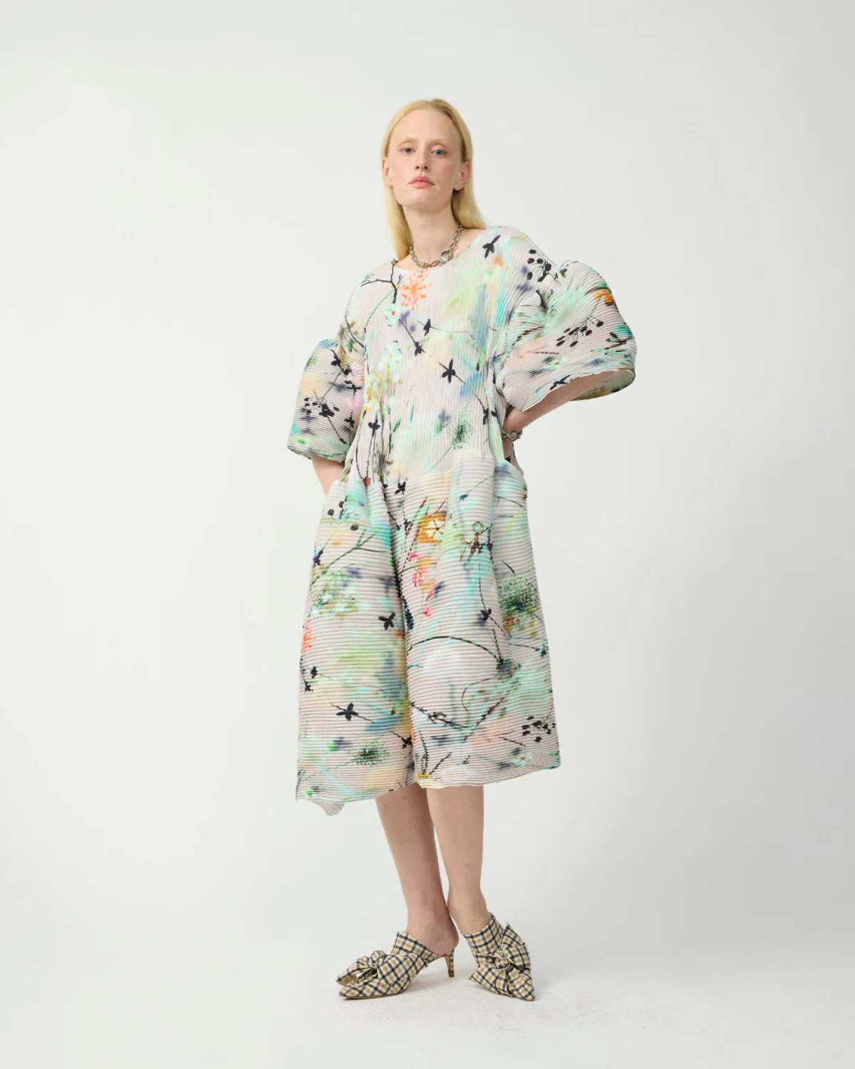 Julia Heuer Thekla Handpleated Dress - Image 6 of 7