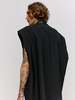 MM6 Maison Margiela Oversized Sleeveless Tuxedo Jacket - Thumbnail 2