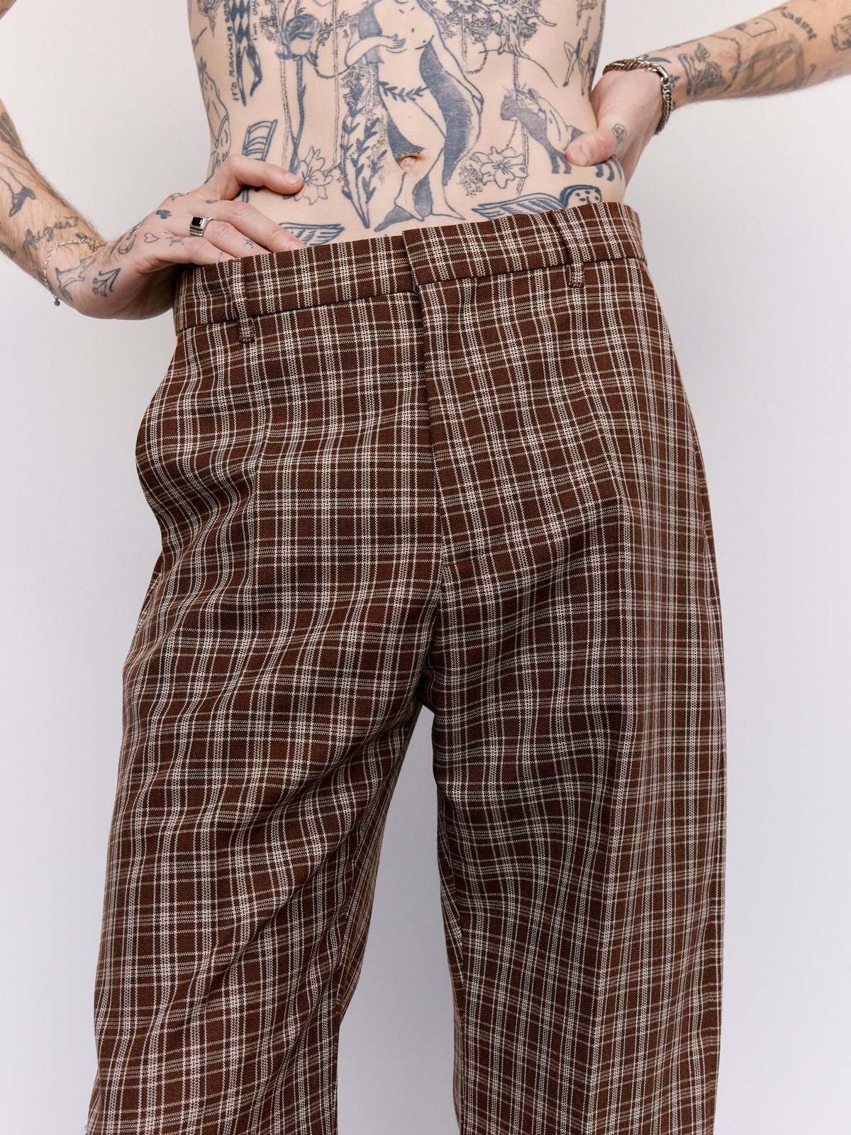 Marni Wool Checkered Trousers - Image 2 of 7