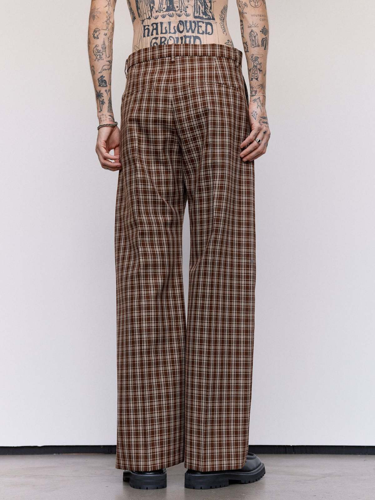 Marni Wool Checkered Trousers - Image 3 of 7