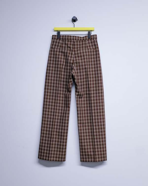 Marni Wool Checkered Trousers