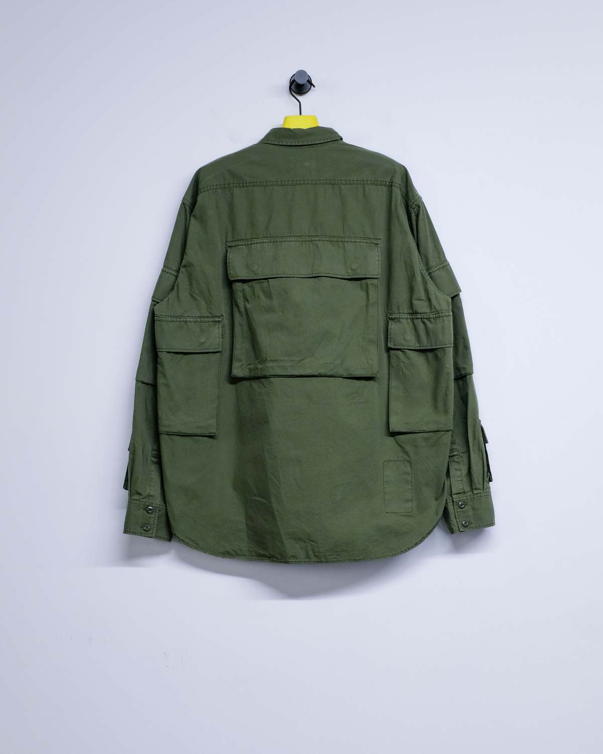 TAKAHIROMIYASHITA The Soloist. Cotton B.D.U Shirt - Olive - Image 11 of 11