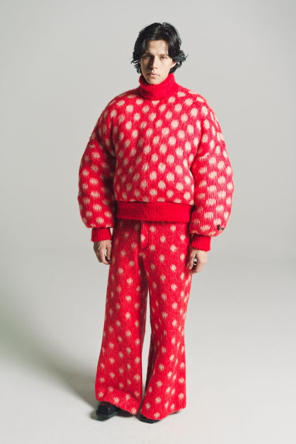 Marni Polka Dot Mohair Puffy Jumper