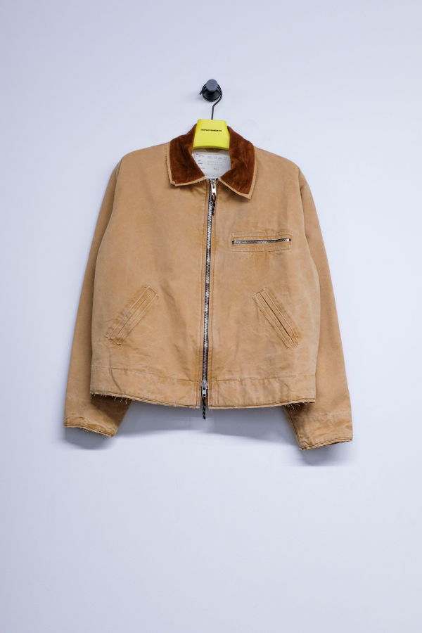 Camiel Fortgens Sand Vintage Wash Cotton Worker Jacket
