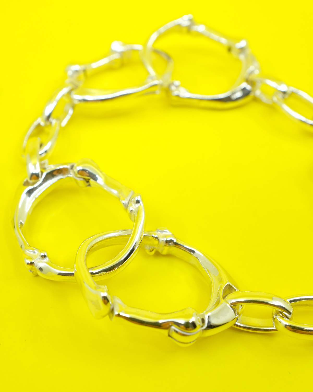 TAKAHIROMIYASHITA The Soloist. Small Silver Bone Shaped Carabiner Bracelet - Image 3 of 4