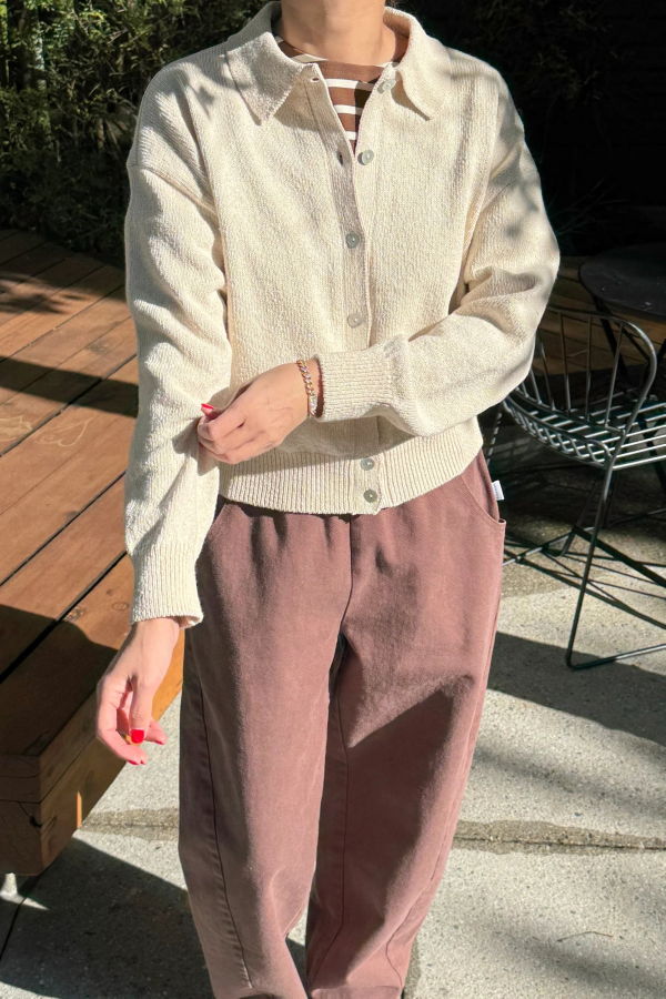 Le Bon Shoppe Club Cardigan - Naturel