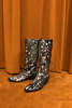 et Tigre Jackie Tall Metallic Ponyhair Boot - Thumbnail 1