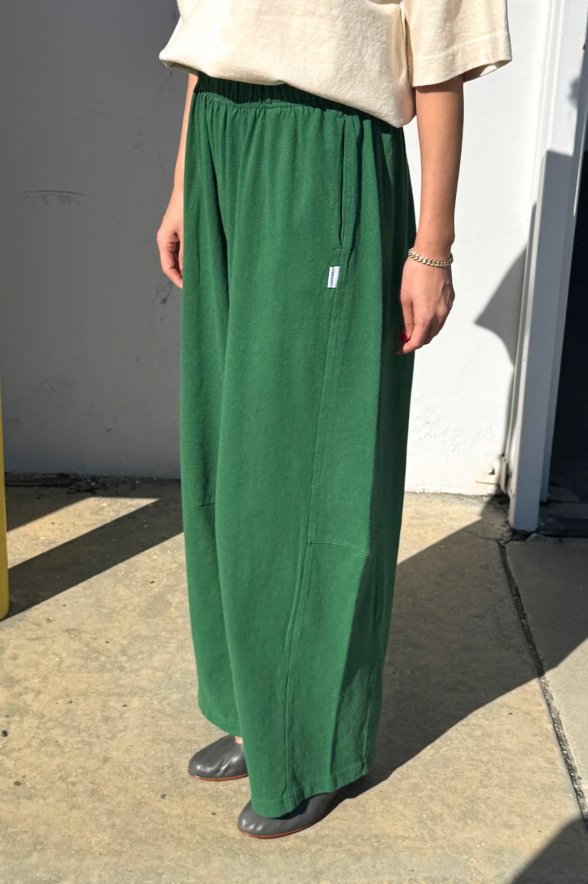 Le Bon Shoppe Bare Pants - Moss Green - Image 2 of 7